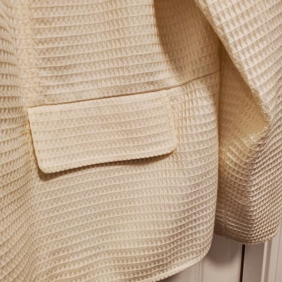 Talbots Winter White Double-Breasted Jacket 22W EUC - Picture 12 of 12